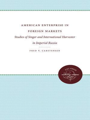 cover image of American Enterprise in Foreign Markets